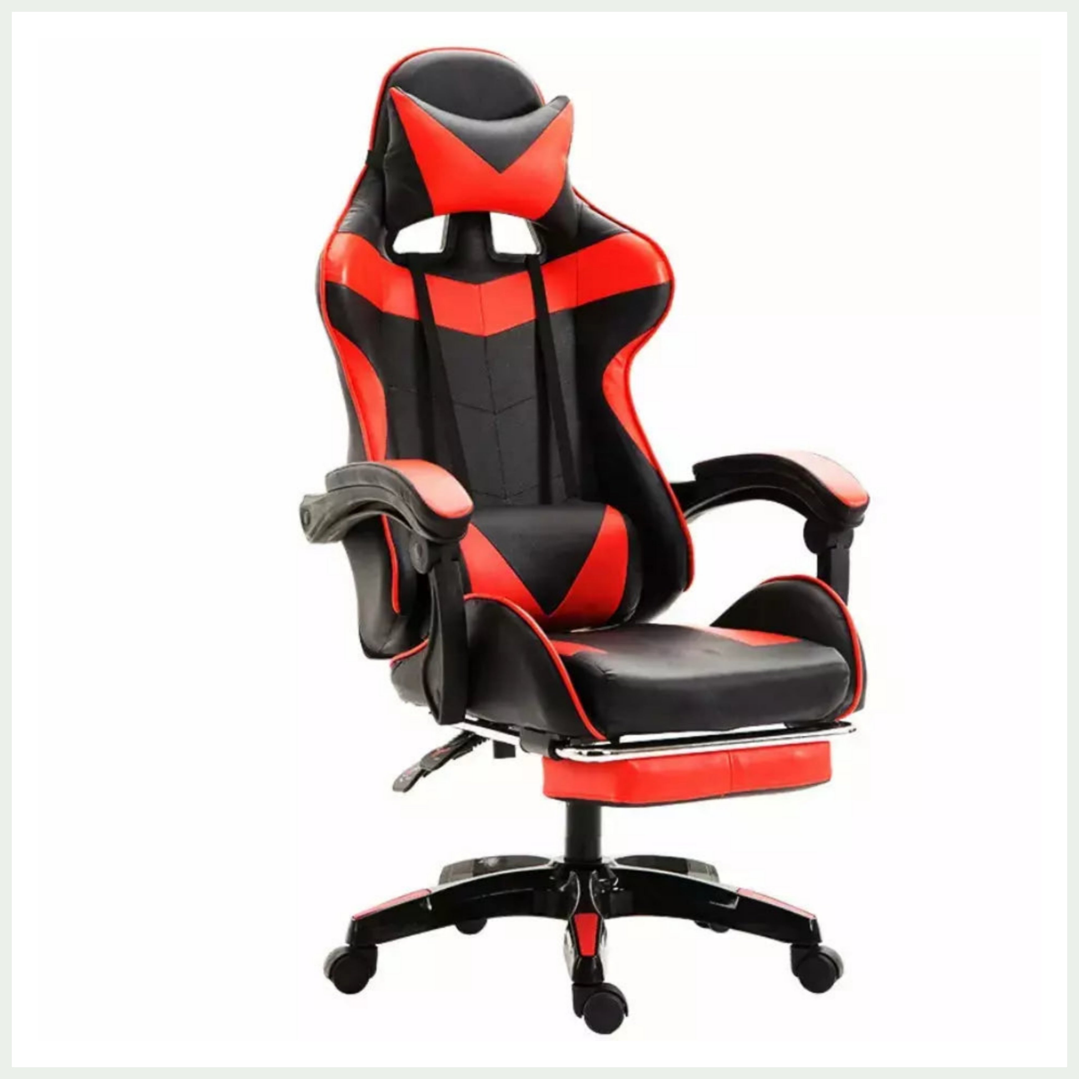 Gaming Chair with Footrest to work for hours without fatigue. – Multiwood
