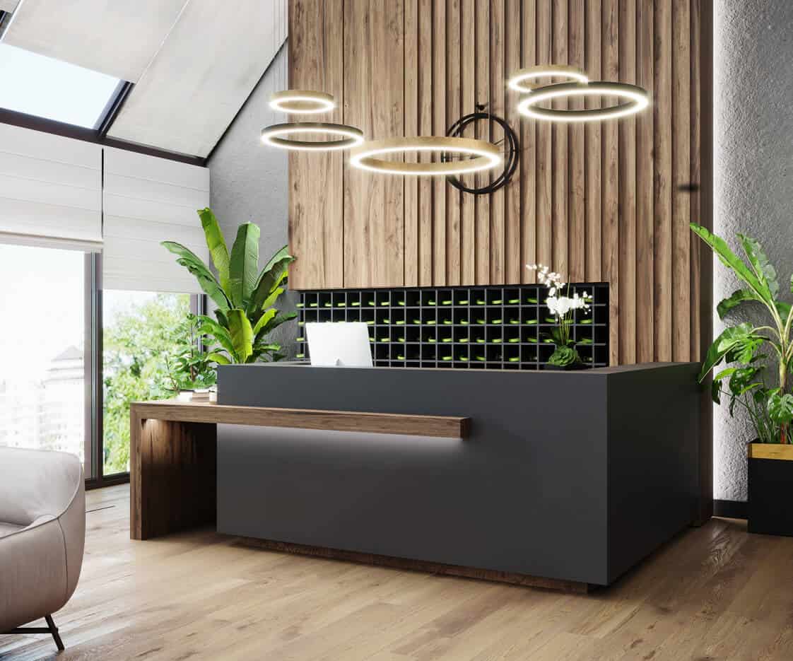 Reception Tables in Dubai & UAE | Modern Designs – Multiwood