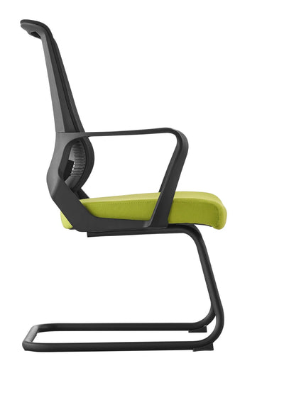 Neo Mesh Guest Office Chair Green Set