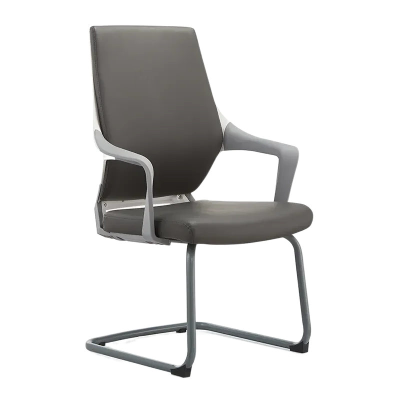 PU Leather Visitor Office Chair Synthetic Leather Chair