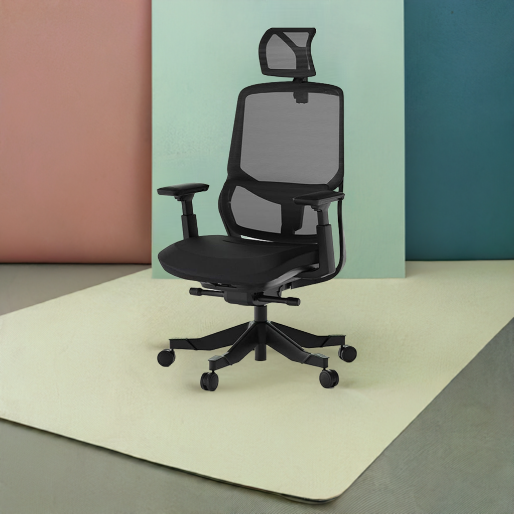 Rotating Chair Packaged Liftable Rotating Office Chair with Ergonomic Comfort – Multiwood