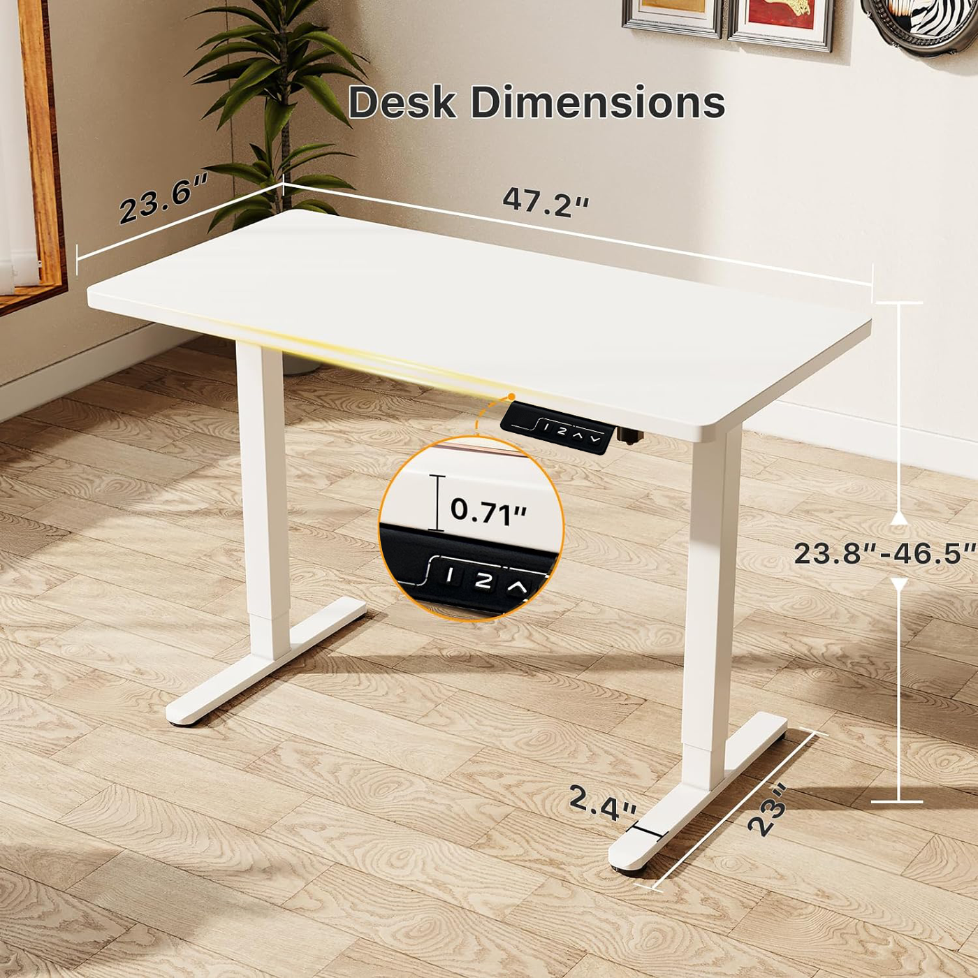 Flexiapot height adjustable Electronic table 4