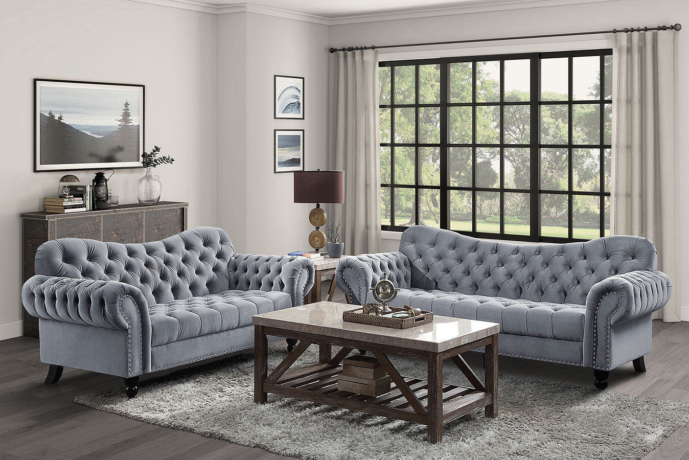 Cardiff Living Room Sofa Set
