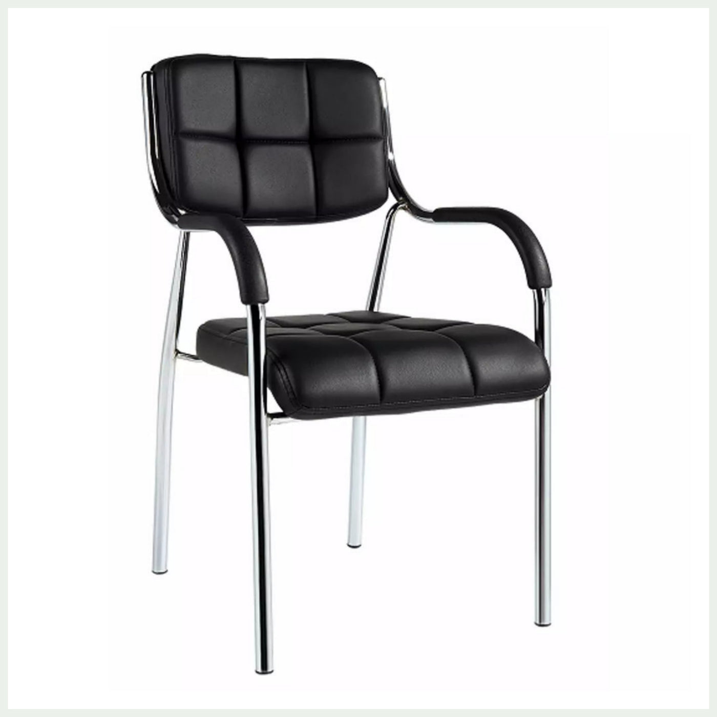 Smart Black Visitor Chair