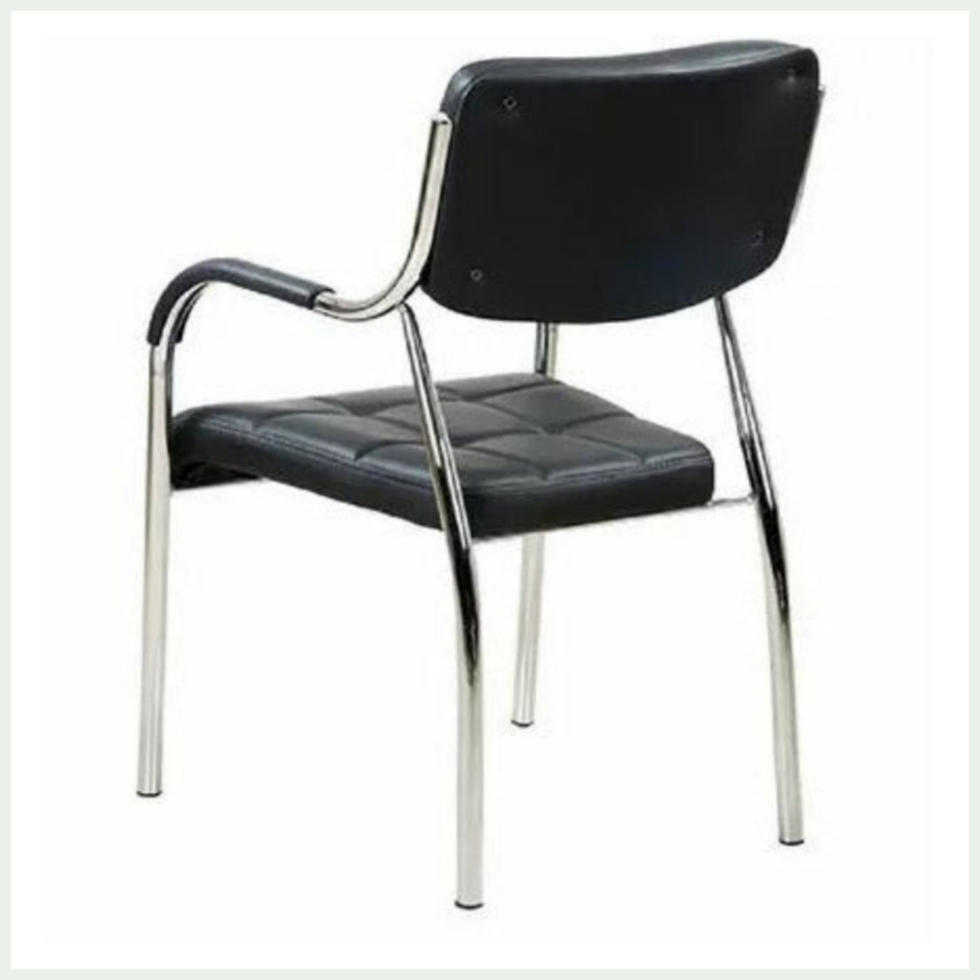 Smart Black Visitor Chair