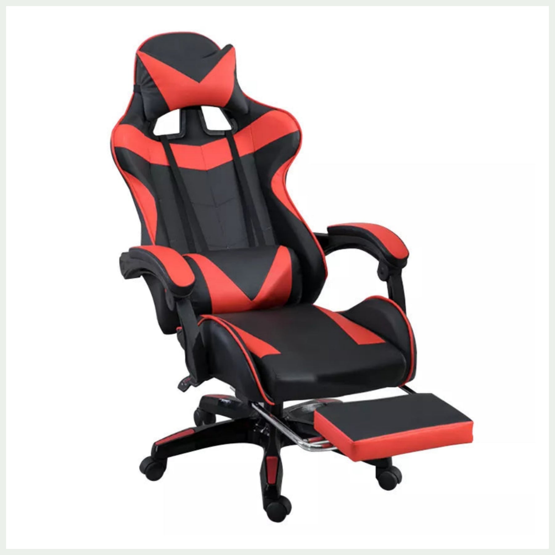 Gaming Chair with Footrest to work for hours without fatigue. – Multiwood